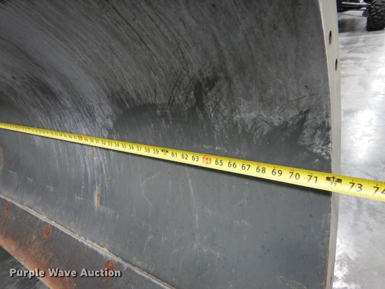 image for item LJ9806 2017 Bobcat 72" W skid steer snow plow