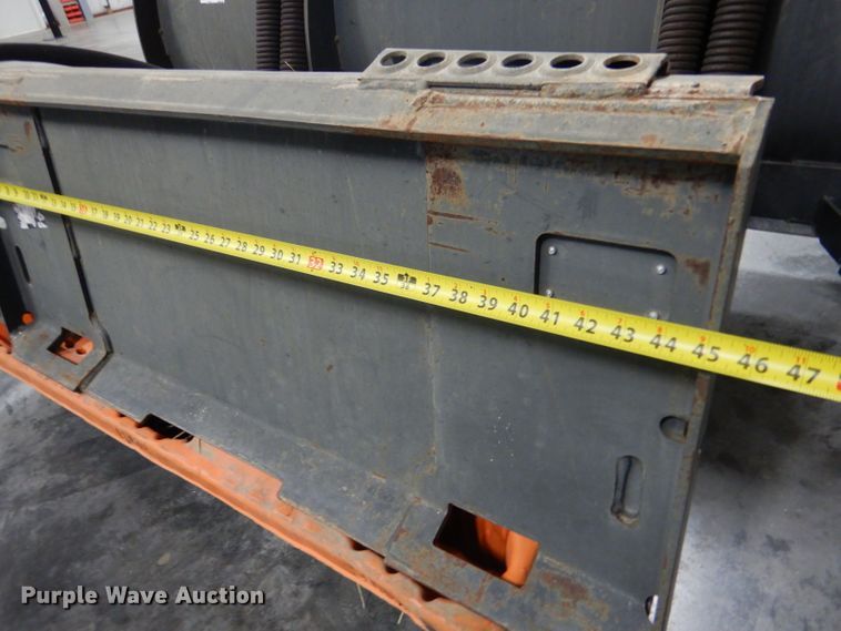 image for item LJ9806 2017 Bobcat 72" W skid steer snow plow