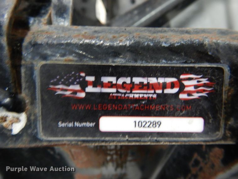 image for item LJ9807 Legend 79" W skid steer land leveler