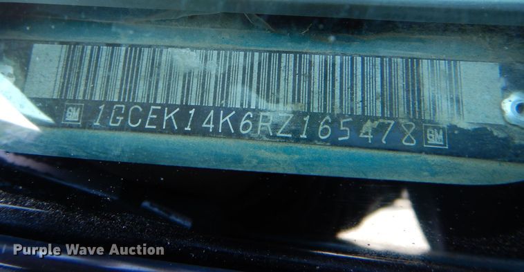 image for item LJ9825 1994 Chevrolet K1500  pickup truck