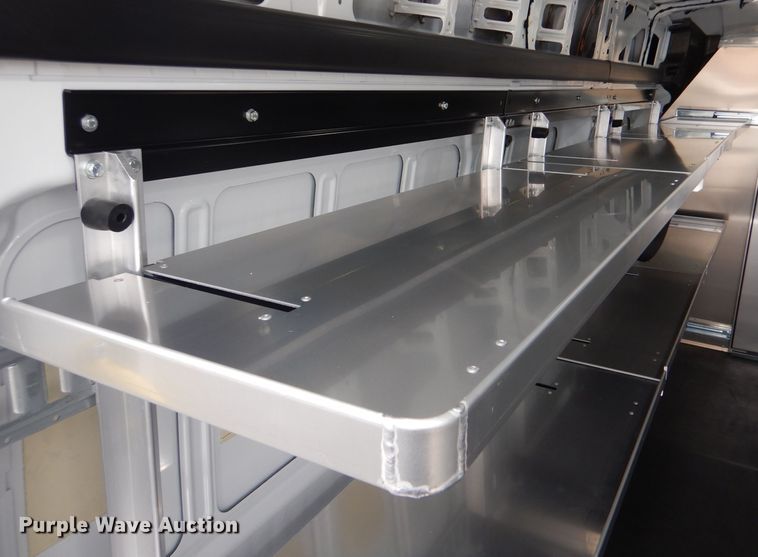 image for item LJ9843 (2) aluminum shelving systems