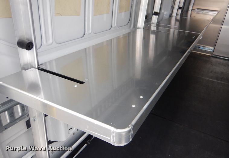 image for item LJ9843 (2) aluminum shelving systems