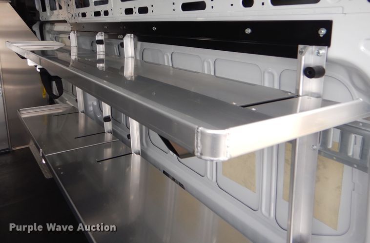 image for item LJ9843 (2) aluminum shelving systems
