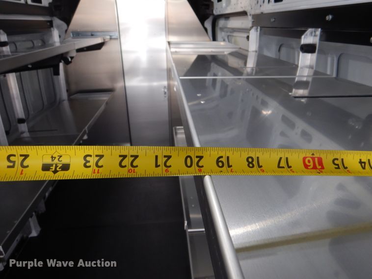 image for item LJ9843 (2) aluminum shelving systems