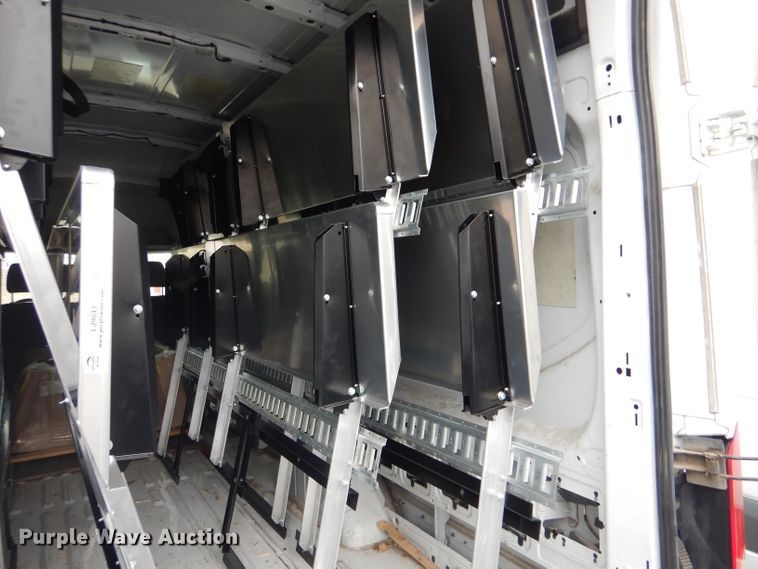 image for item LJ9843 (2) aluminum shelving systems