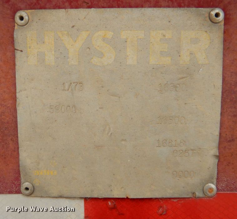 image for item MK9531 1973 Hyster  equipment trailer