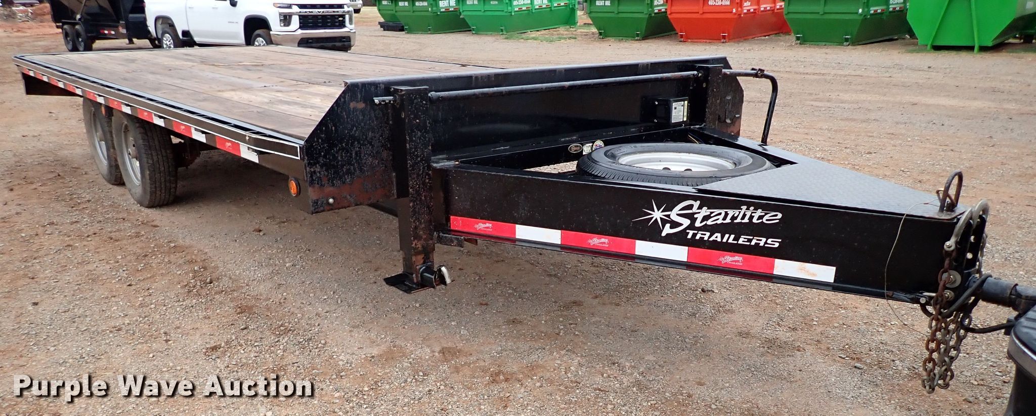 2018 Starlite equipment trailer in Guthrie, OK Item JO9635 sold