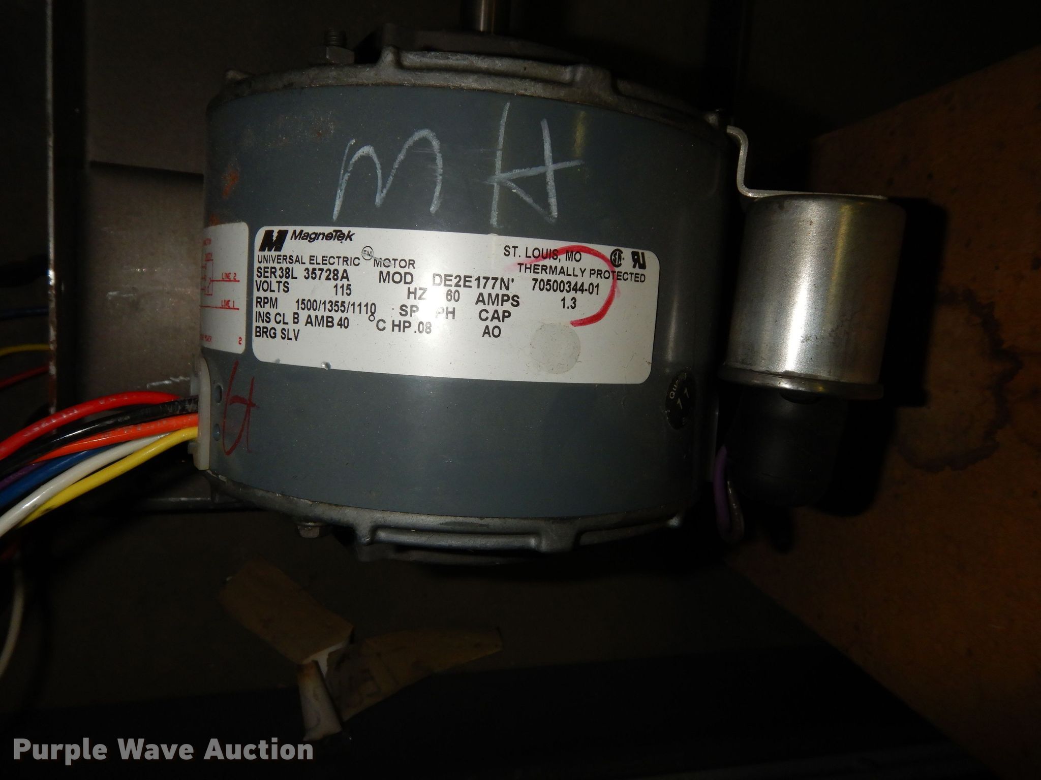 (10) electric motors in Topeka, KS Item JV9299 sold Purple Wave