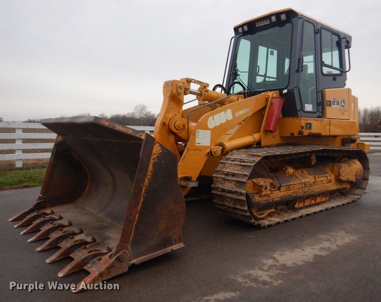 image for item DH8226 2004 John Deere 655C  track loader