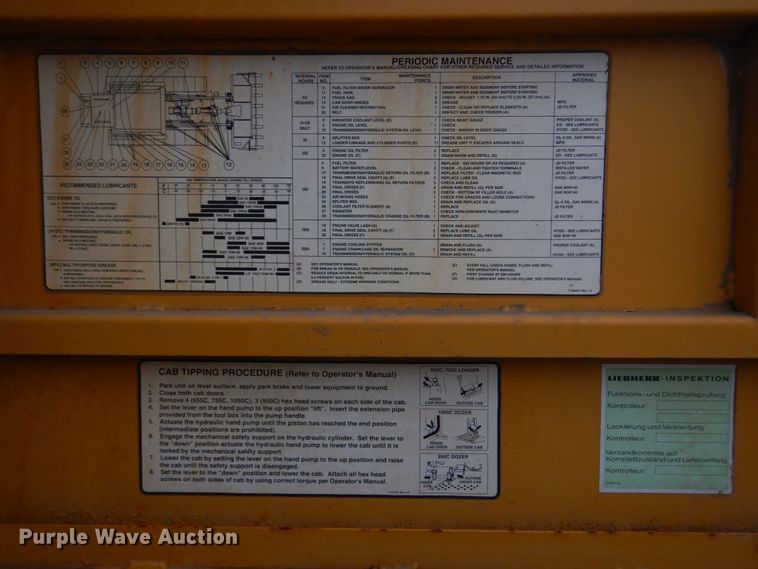 image for item DH8226 2004 John Deere 655C  track loader