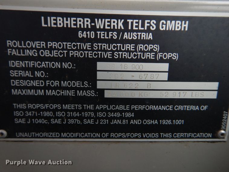 image for item DH8226 2004 John Deere 655C  track loader