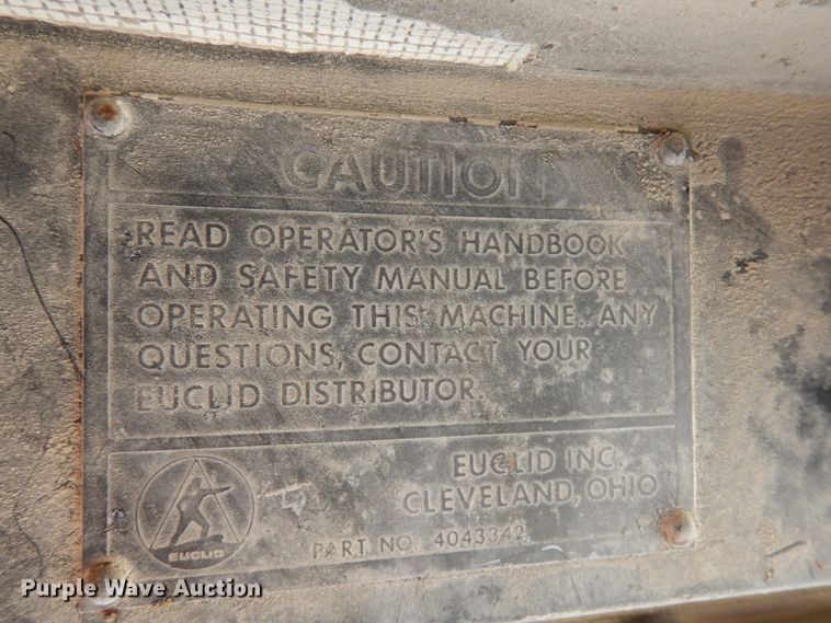 image for item DJ0812 1978 Euclid 302LD  haul truck