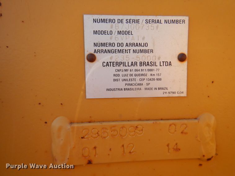 image for item DJ7592 2012 Caterpillar D6N XL  dozer