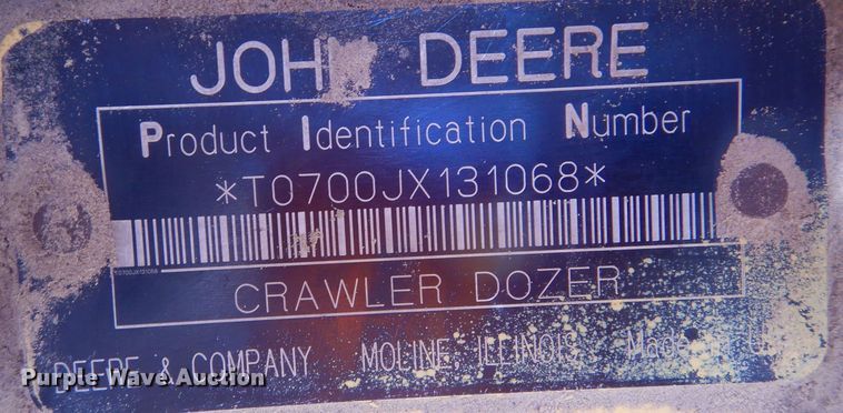 image for item DJ7593 2006 John Deere 700J LGP  pipelayer