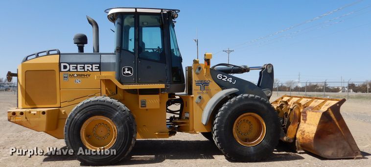 image for item DJ7597 2007 John Deere 624J  wheel loader