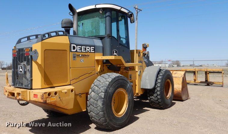 image for item DJ7597 2007 John Deere 624J  wheel loader