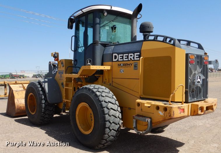 image for item DJ7597 2007 John Deere 624J  wheel loader
