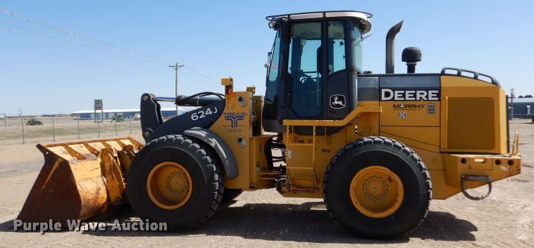 image for item DJ7597 2007 John Deere 624J  wheel loader