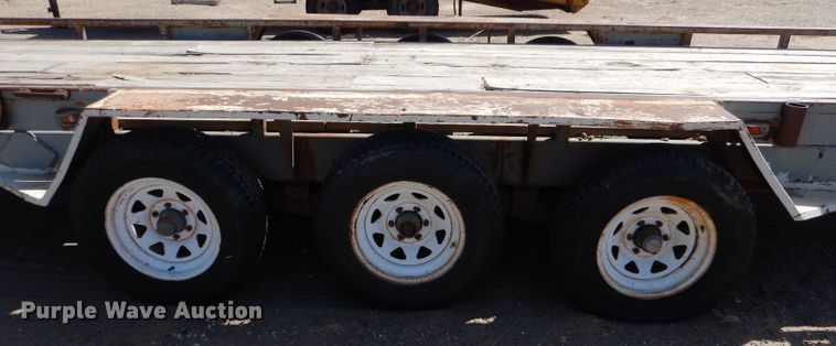 image for item DJ7606 1997 Shop built  equipment trailer