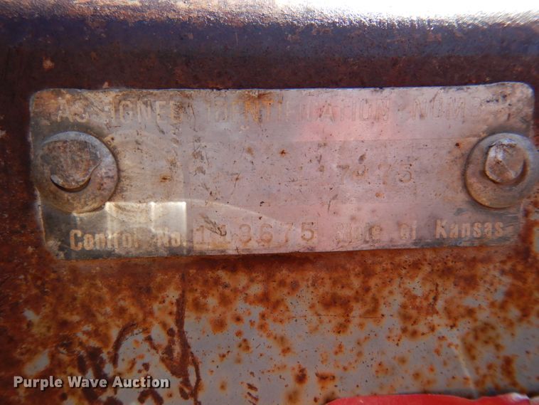 image for item DJ7606 1997 Shop built  equipment trailer