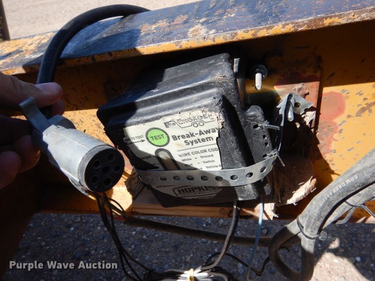 image for item DJ7611 2005 Belshe  equipment trailer