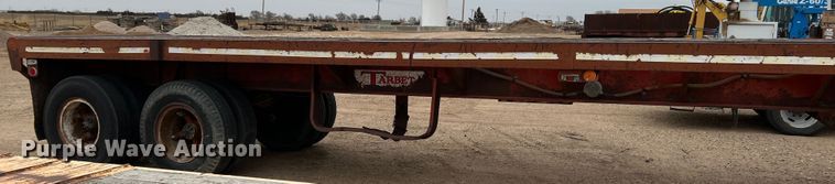 image for item DJ7619 1976 Fruehauf 0FBH130440  oilfield trailer