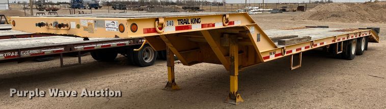 image for item DJ7620 2007 Trail King TK50-412  drop deck equipment trailer