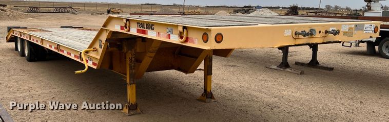 image for item DJ7620 2007 Trail King TK50-412  drop deck equipment trailer