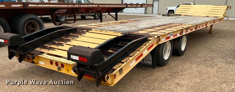 image for item DJ7620 2007 Trail King TK50-412  drop deck equipment trailer
