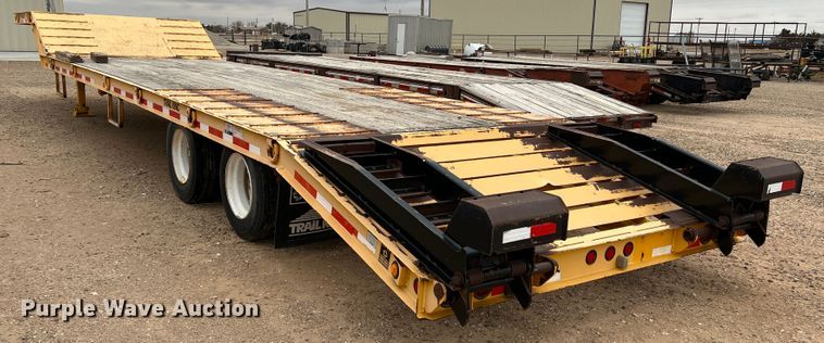 image for item DJ7620 2007 Trail King TK50-412  drop deck equipment trailer