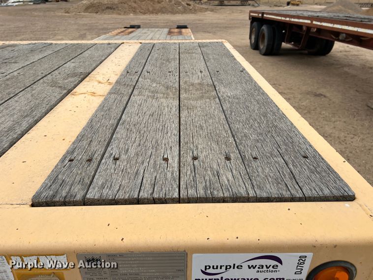 image for item DJ7620 2007 Trail King TK50-412  drop deck equipment trailer