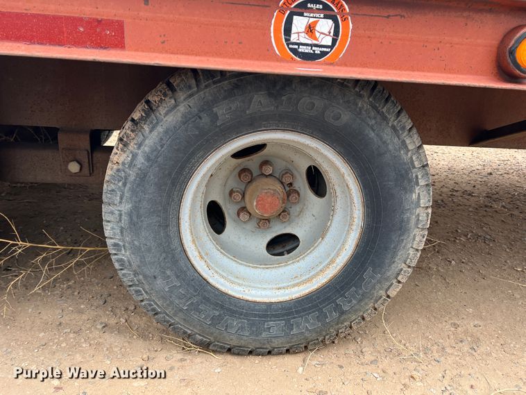 image for item DJ7622 1999 Belshe T-9  equipment trailer