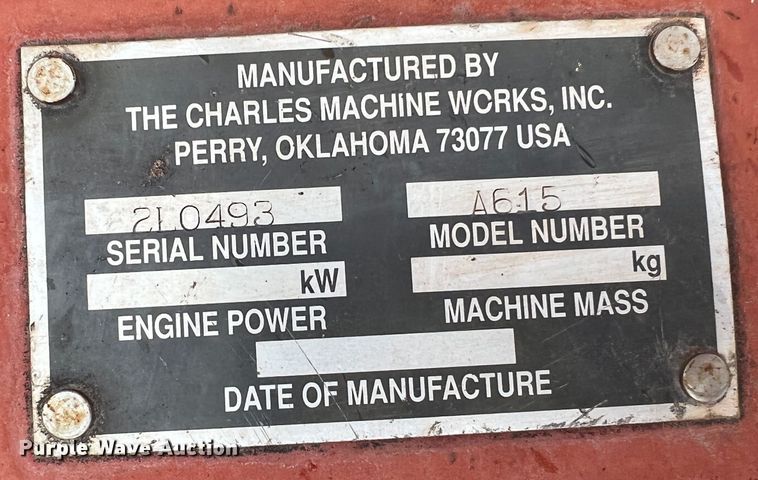 image for item DJ7626 1994 Ditch Witch 7610  trencher