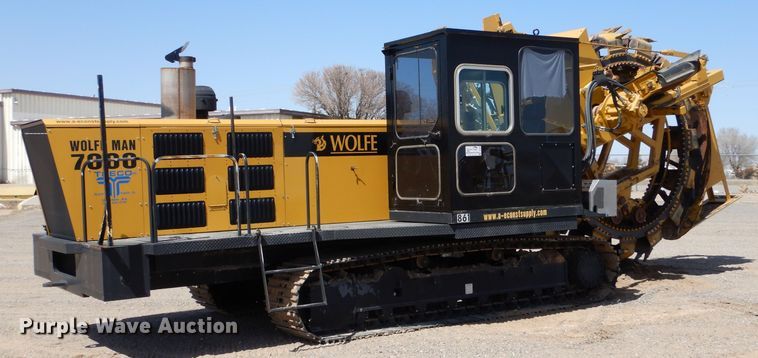 image for item DJ7635 2013 Wolfe Man 7000  bucket wheel trencher