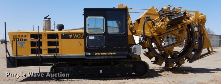 image for item DJ7635 2013 Wolfe Man 7000  bucket wheel trencher