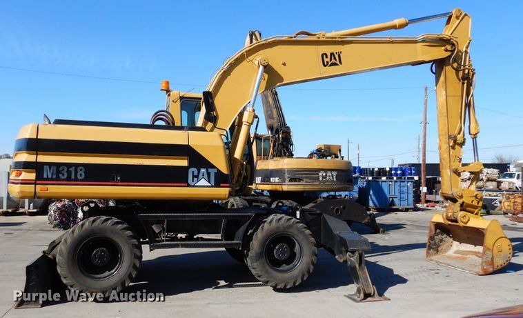 image for item DK0306 1998 Caterpillar M318  wheeled excavator