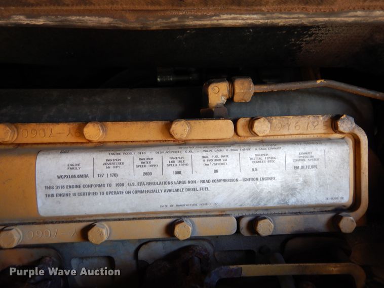 image for item DK0306 1998 Caterpillar M318  wheeled excavator