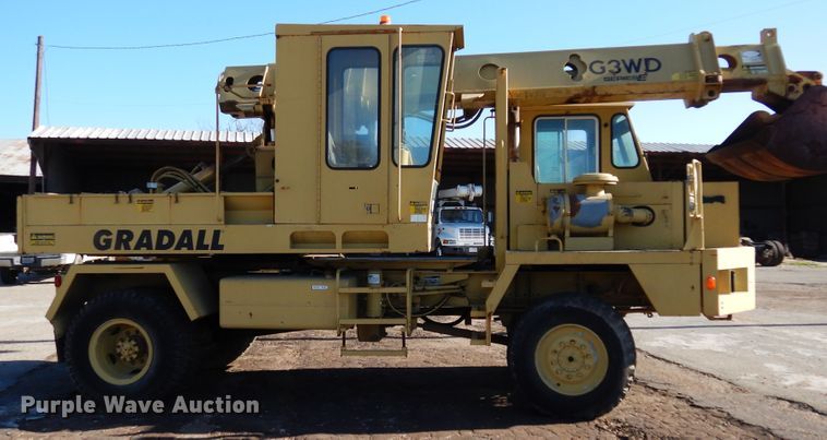 image for item DK0329 1992 Gradall G3WD  wheeled excavator