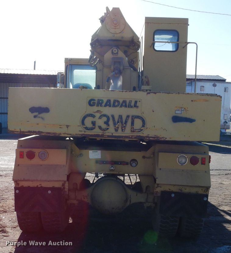 image for item DK0329 1992 Gradall G3WD  wheeled excavator