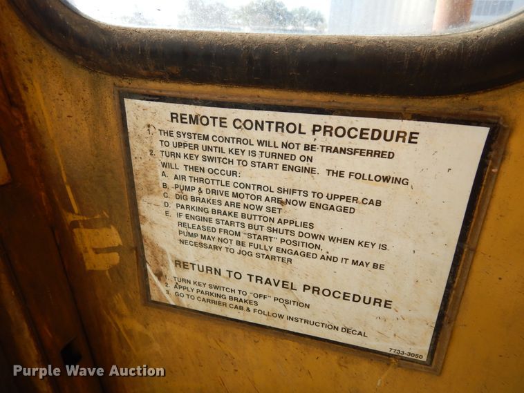 image for item DK0330 1993 Gradall G3WD  wheeled excavator