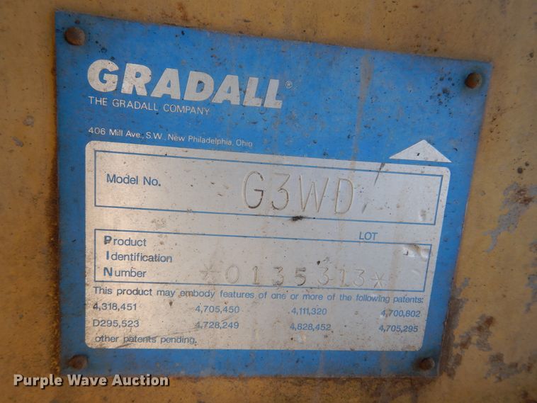 image for item DK0330 1993 Gradall G3WD  wheeled excavator