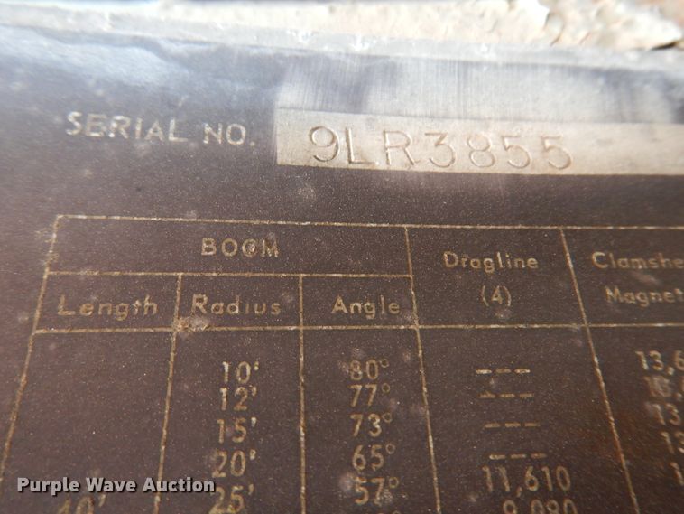 image for item DK4444 1969 Link Belt LS-98  crane