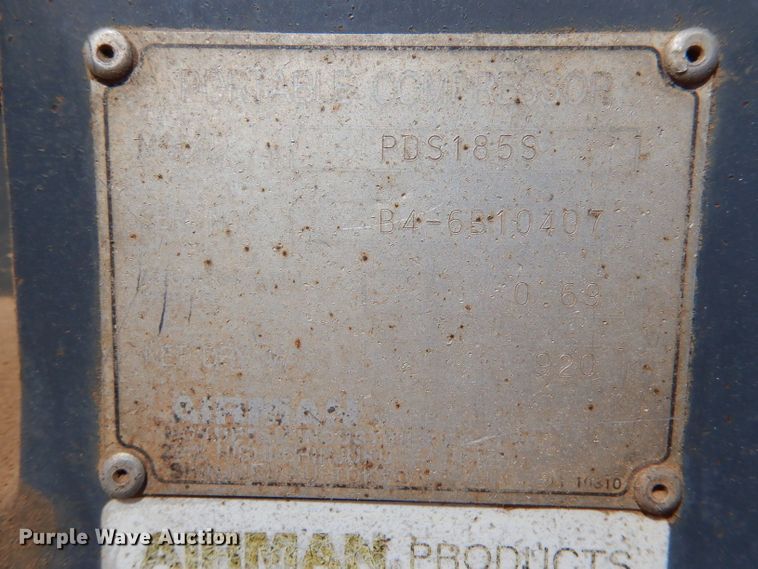 image for item DK7264 Airman PDS1855  air compressor