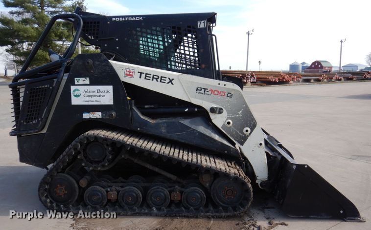 image for item DL3729 2011 Terex PT100G  tracked skid steer loader