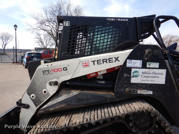 image for item DL3729 2011 Terex PT100G  tracked skid steer loader