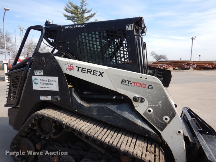 image for item DL3729 2011 Terex PT100G  tracked skid steer loader