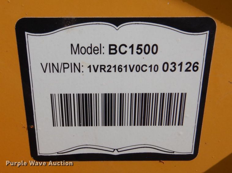 image for item DL3731 2012 Vermeer BC1500  wood chipper