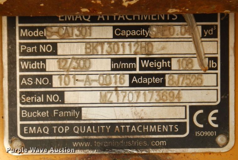 image for item DL3734 2014 Takeuchi TB216  mini excavator