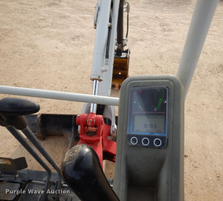 image for item DL3734 2014 Takeuchi TB216  mini excavator