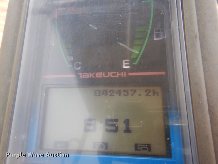 image for item DL3734 2014 Takeuchi TB216  mini excavator